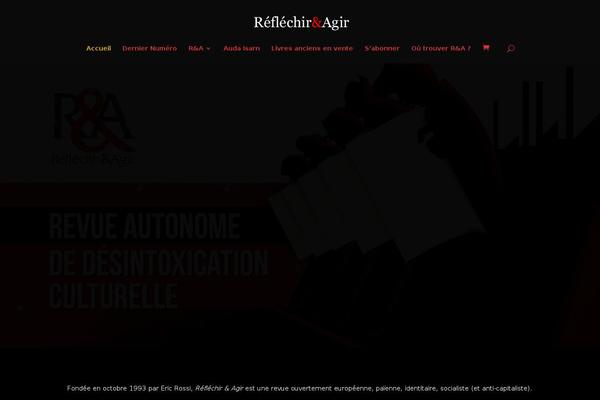 reflechiretagir.com site used Dividark