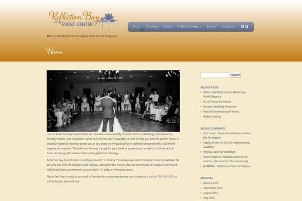 Feather theme site design template sample