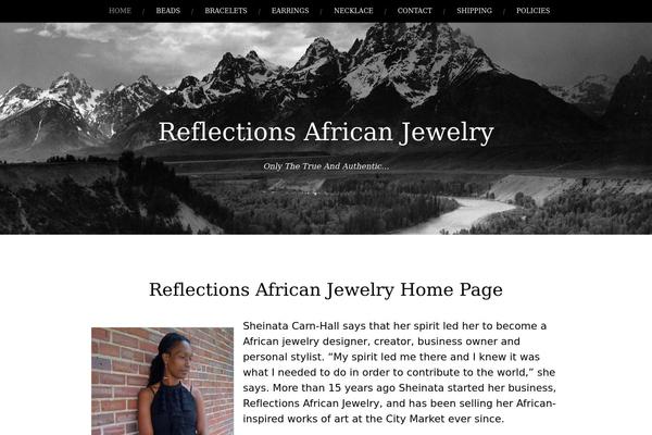 Landscape theme site design template sample