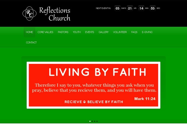 Churchope theme site design template sample