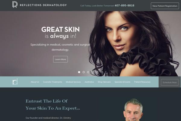 reflectionsdermatology.com site used Reflections