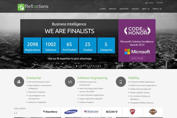 reflectionsit.com site used Reflections