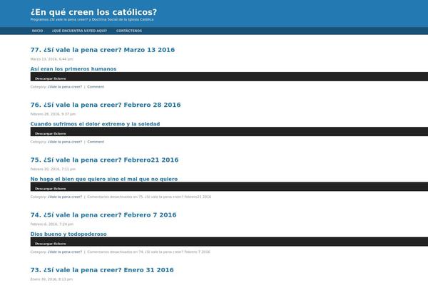 Fluid Blue theme site design template sample