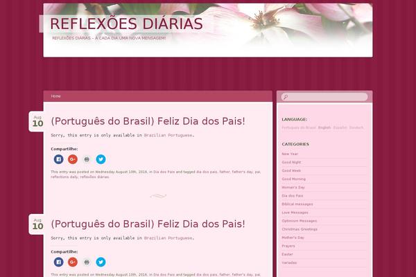 Bouquet theme site design template sample