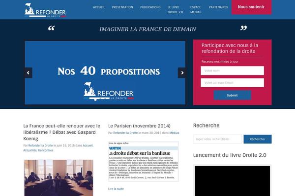 Political Press theme site design template sample