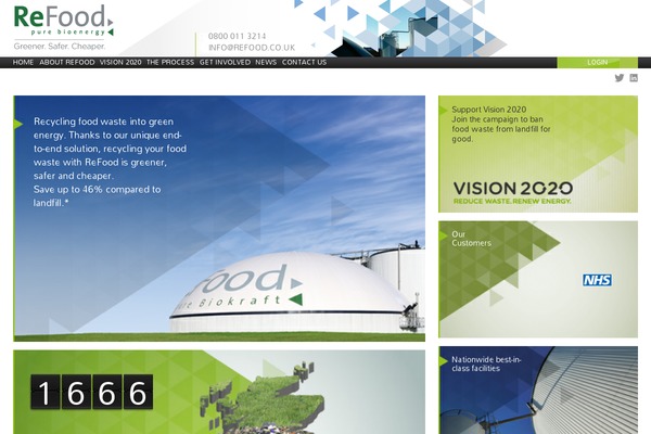 refood.co.uk site used Refood