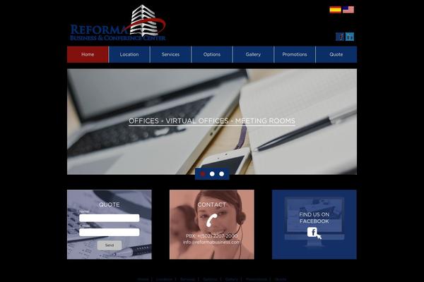 BlankSlate theme site design template sample