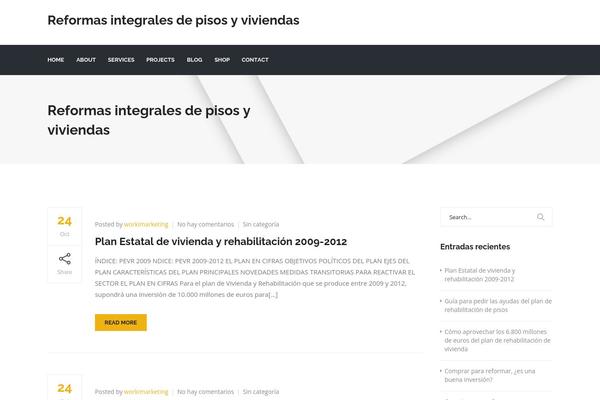 Roof-child theme site design template sample