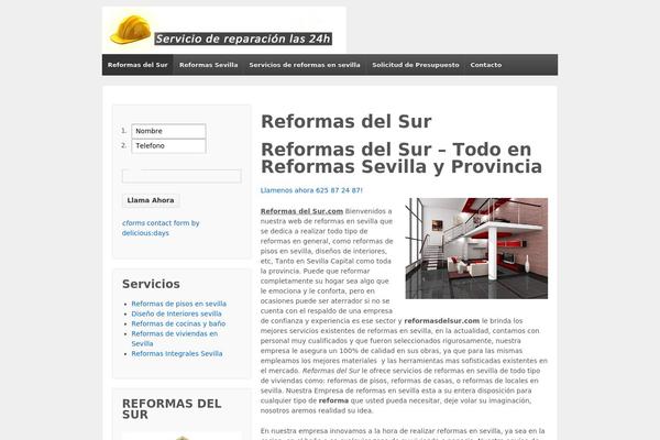Site using Cforms plugin