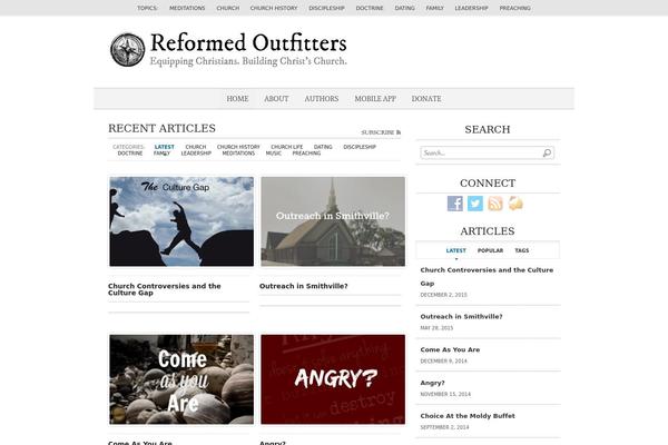 Editorial theme site design template sample