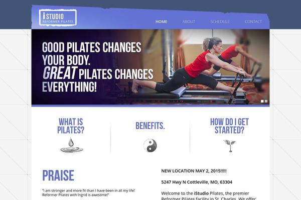 Istudio theme site design template sample
