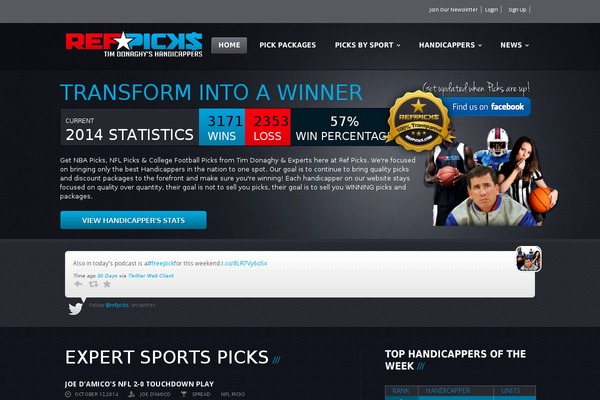 refpicks.com site used Clean Business