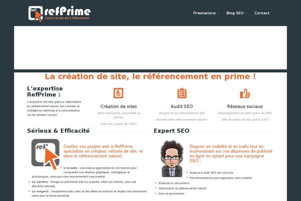 Creativ-blog theme site design template sample