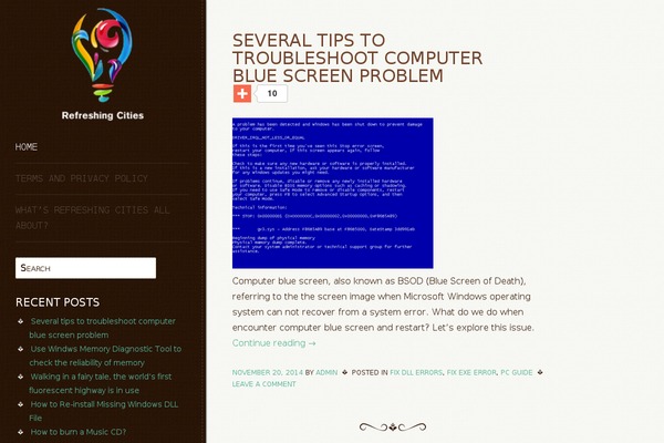 Stitch theme site design template sample