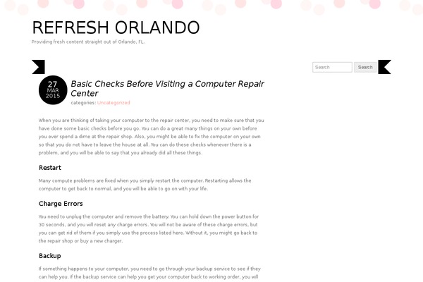 refreshorlando.org site used Pujugama