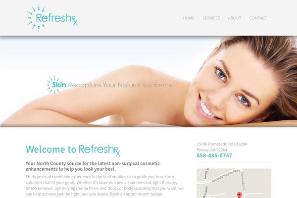 Beauty theme site design template sample