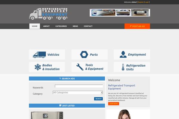 ClassiPress theme site design template sample