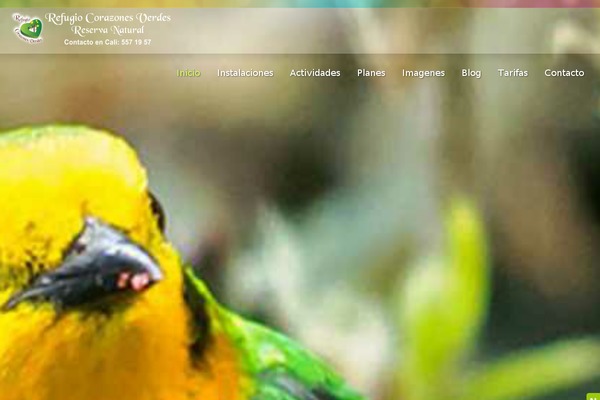Site using Speed Contact Bar plugin