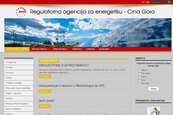 regagen.co.me site used Codefactory