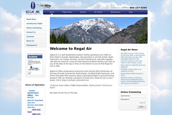 Site using WordPress Content Slide plugin