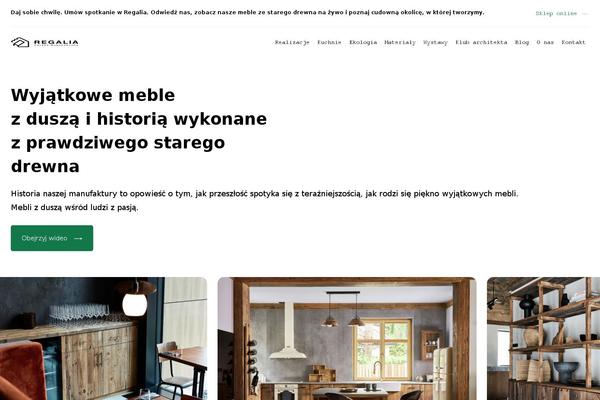 regalia.eu site used Codetheme-child