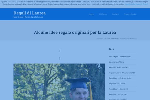 College theme site design template sample