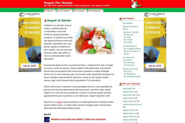 regalipernatale.eu site used Xmas Theme