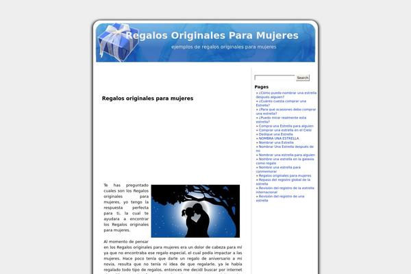 Blueberry theme site design template sample