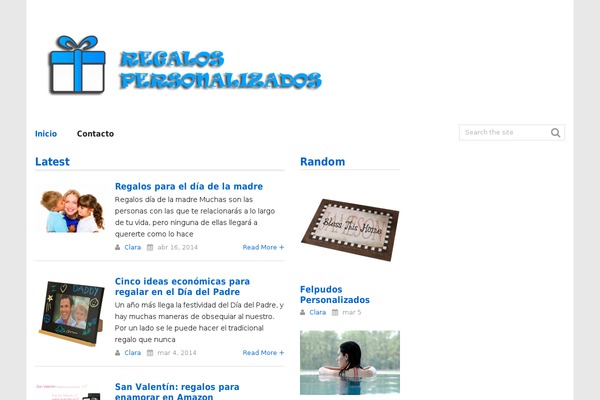 Frontpage theme site design template sample