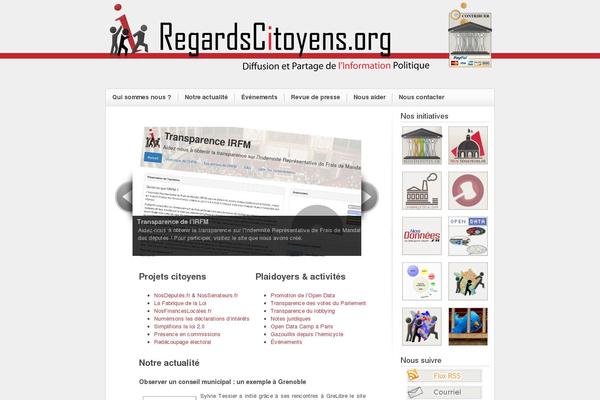 regardscitoyens.org site used Regardscitoyens