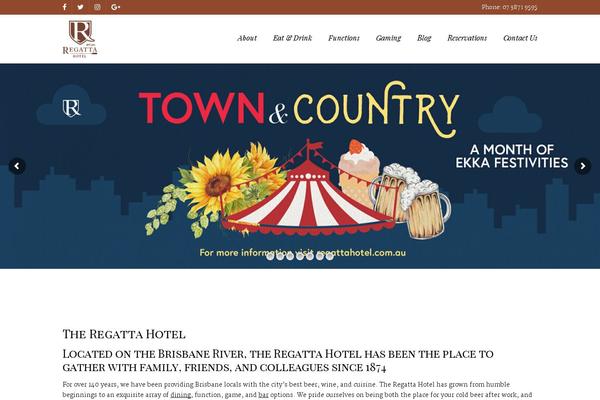 regattahotel.com.au site used Cyon