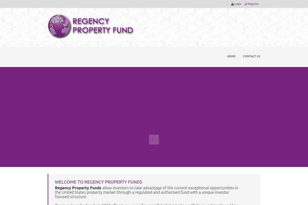 Regency theme site design template sample