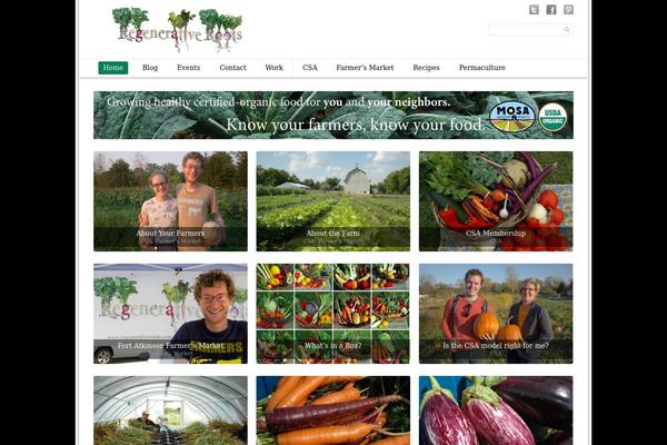 SimpleGrid theme site design template sample