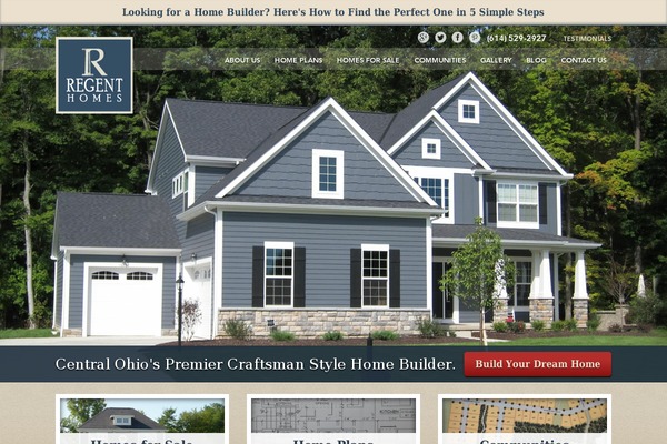 regent-homes.com site used Regent