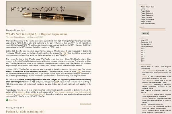 Guru theme site design template sample