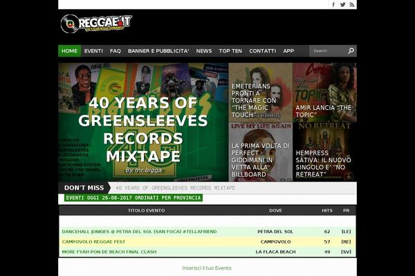 Newspaper theme site design template sample