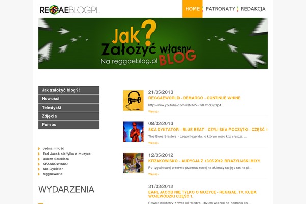 reggaeblog.pl site used Theme1342