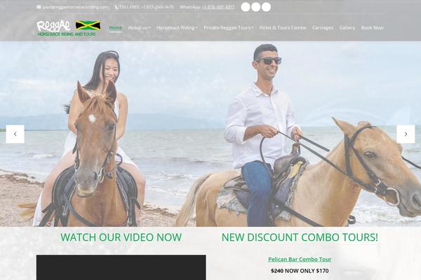 The7 Child theme site design template sample