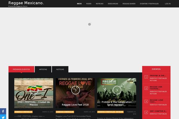 Blogus theme site design template sample