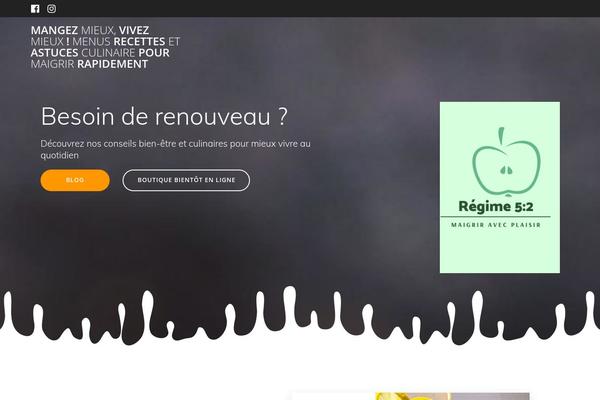 Mesmerize theme site design template sample