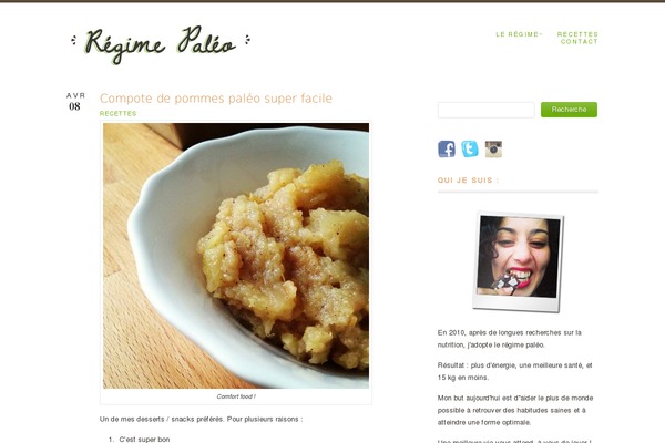 The Cotton theme site design template sample