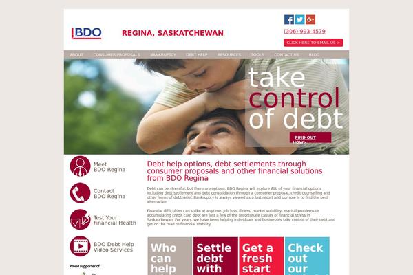 Site using BDO-debt-calculator plugin