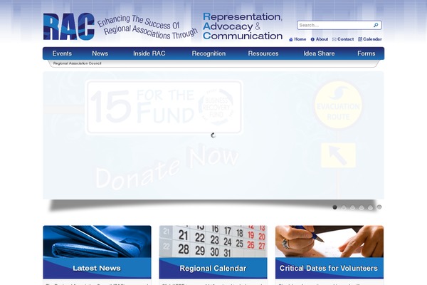regionalassociation.org site used Rac