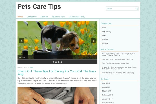 DogLovers theme websites examples