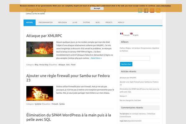 Iconic One theme site design template sample
