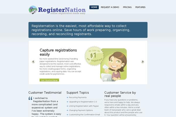 Over Easy theme site design template sample