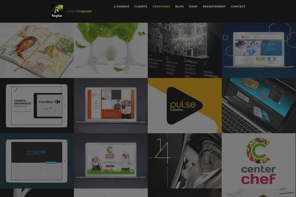 Clique theme site design template sample