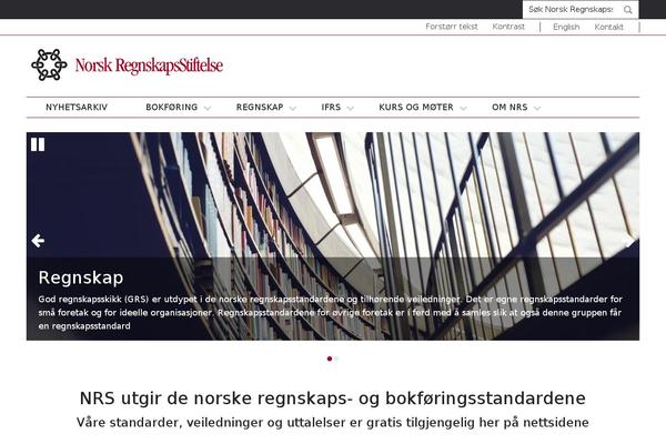 regnskapsstiftelsen.no site used Child-theme