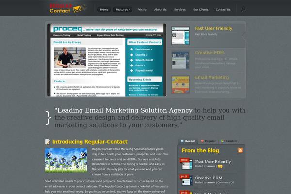 Lumin theme site design template sample