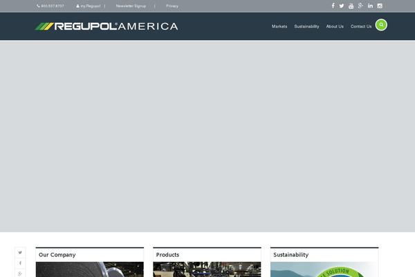 Site using Mobile Contact Bar plugin